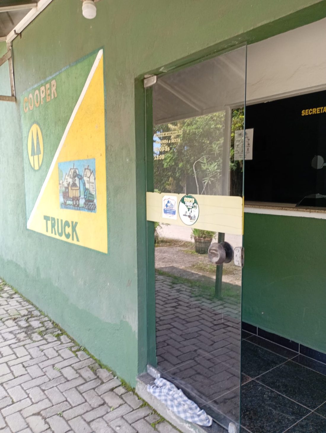 Sede da Coopertruck Litoral em Guarujá
